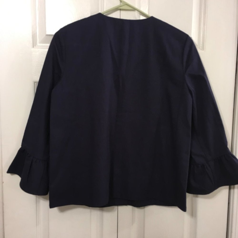 Draper James Grace & Charm Ruffled Waist Jacket - Picture 6 of 8